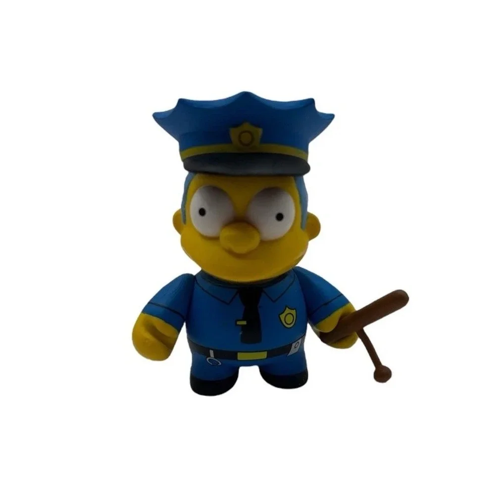 Kidrobot The‎ Simpsons series 1 Police Chief Wiggum 3-inch vinyl figure Loose